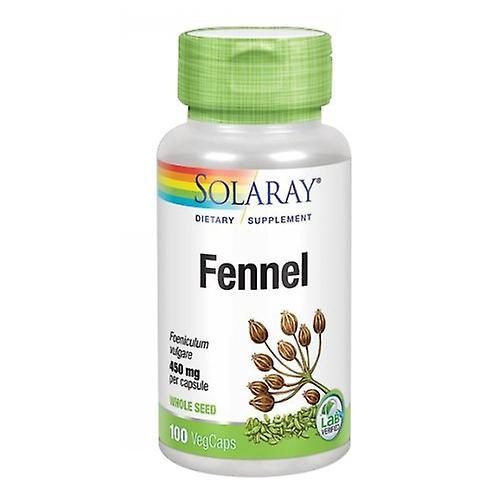 Solaray Fennel, 450 mg, 100 Caps (Pack of 3) on Productcaster.