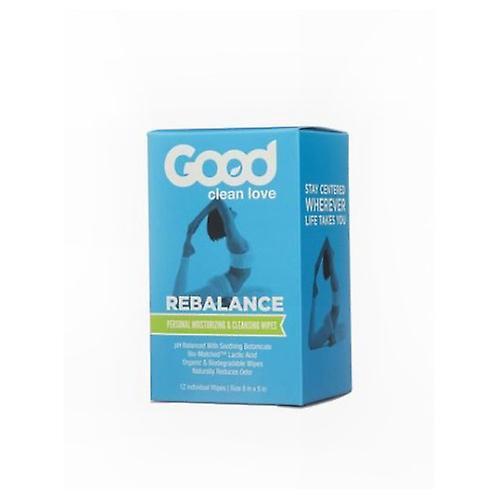 Good Clean Love Rebalance Wipes, 12 Count (Pack of 1) on Productcaster.