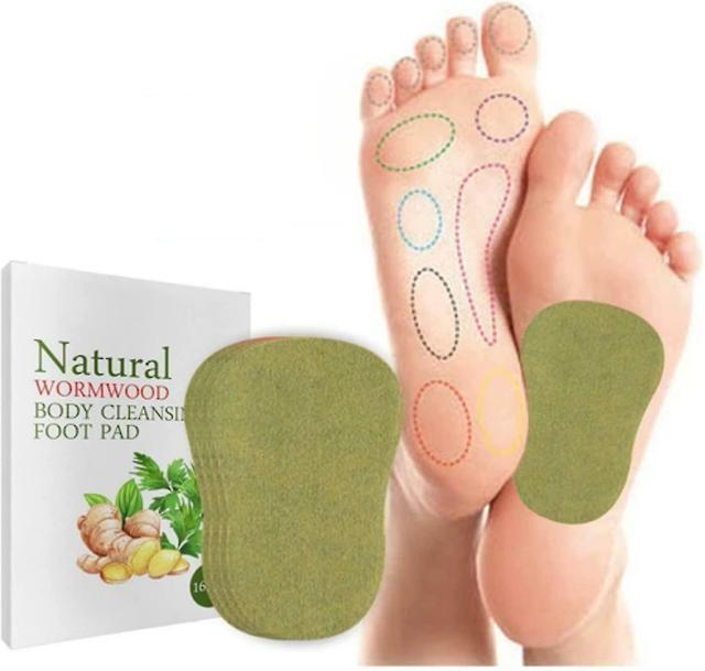 Ginger/wormwood Heating Foot Patch,anti Swelling Ginger Detoxing Patch,deep Cleansing Foot Pads on Productcaster.