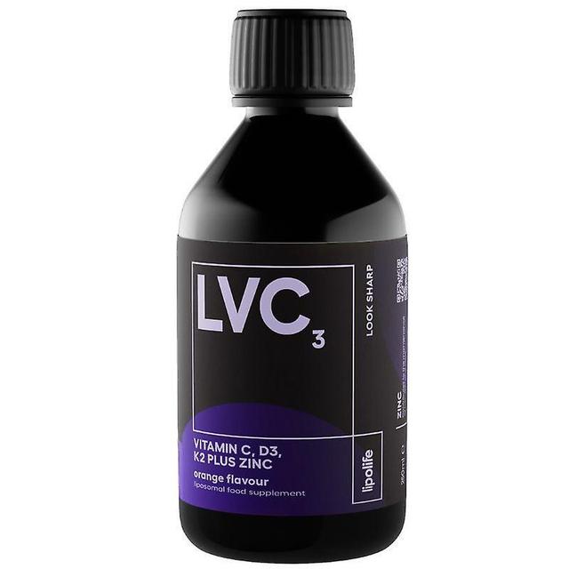 Lipolife LVC3 Liposomaalinen C-, D3-, K2-vitamiini ja sinkki 240ml on Productcaster.