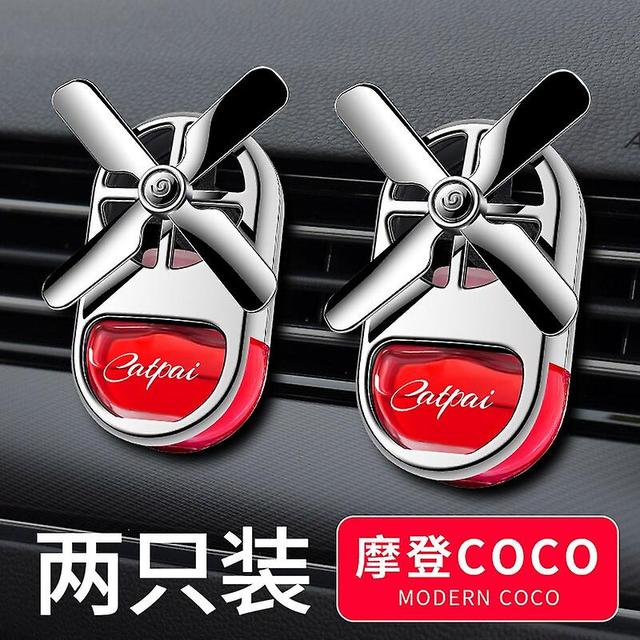 Car Aromatherapy Air Freshener Rotating Propeller Air Outlet Fragrance Car Tuyere Aromatherapy Creative Mini Auto Perfume Decor 2pc 04 Freshener on Productcaster.