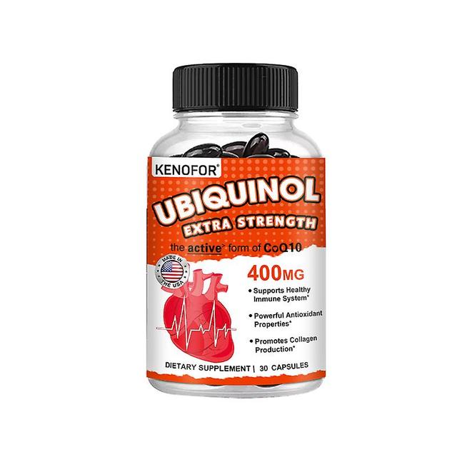 Vorallme Kenofor Ubiquinol Coenzyme Q10 400 Mg Softgel Helps Promote Vitality, Support Vascular Health, Nerve And Muscle Health 30 count-1 bottle on Productcaster.