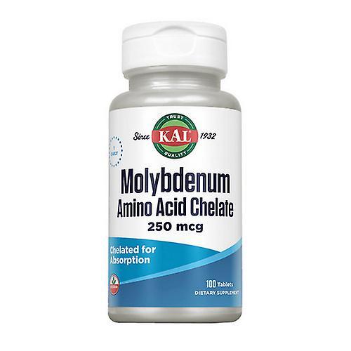 Kal Molybdenum Chelated, 250 mcg, 100 Tabs (Pack of 4) on Productcaster.