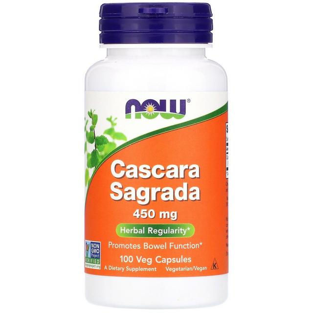 Now Foods, Cascara Sagrada, 450 mg, 100 Veg Capsules on Productcaster.