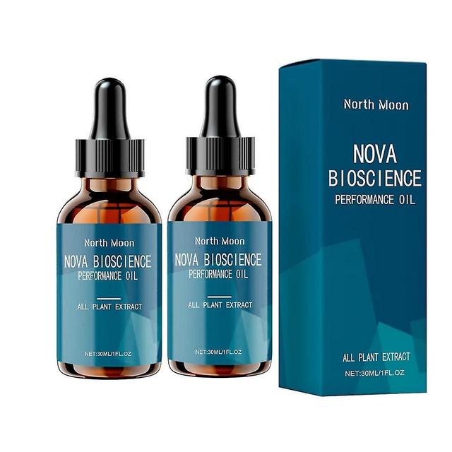 2X 30ML Nova Bioscience Performance Oil for Men, Novabioscience Complex Mens Drops on Productcaster.