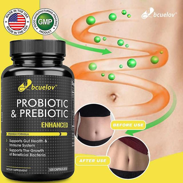 Vorallme Probiotic & Prebiotic Enhanced - Supports Digestive Gut Health & Enzymes - Boosts Immune System & Reduces Hyperacidity 120Count-3 bottles on Productcaster.