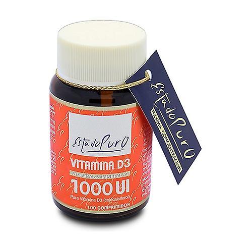 Estado Puro Vitamin D3 1000Ui 100 tablets of 233mg (1000UI) on Productcaster.