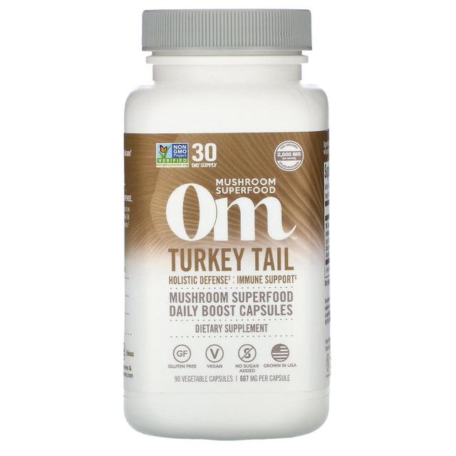 Om Mushrooms Om-sienet, pakuri, 667 mg, 90 kasviskapselia on Productcaster.