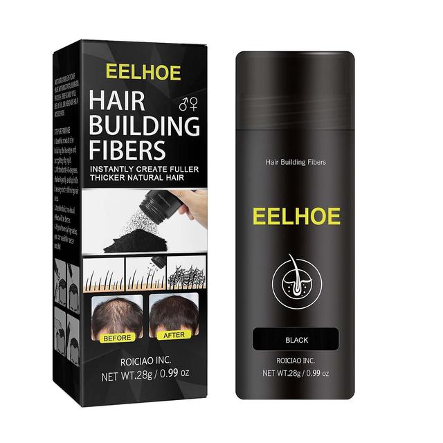 Qian Eelhoe Poudre de fibre capillaire Dense Cheveux Top Filling Poudre Cheveux Cheveux Couverture clairsemée Poudre moelleuse dodue clairsemée Pou... on Productcaster.