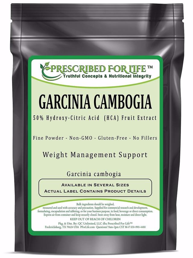 Prescribed For Life Garcinia - 50% HCA (Hydroxy-Citric Acid) Natural Fruit Extract Powder (Garcinia cambogia) 12 oz (340 g) on Productcaster.