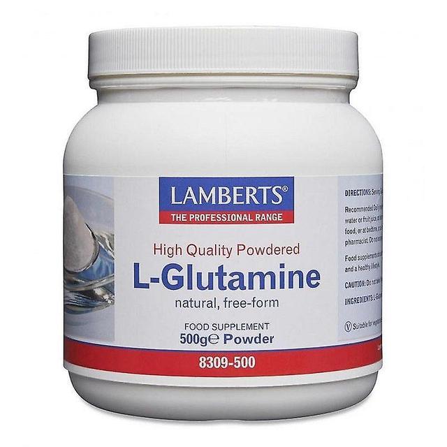 Lamberts L-glutamine poeder 500g (8309-500) on Productcaster.