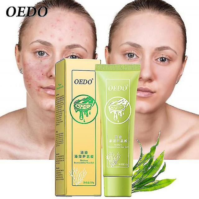 Buy 1 Get 1 Freemoisture Seaweed Aloe Vera Gel Hydrating Whitening Cream Acne Anti Aging Wrinkle Collagen Brighten on Productcaster.