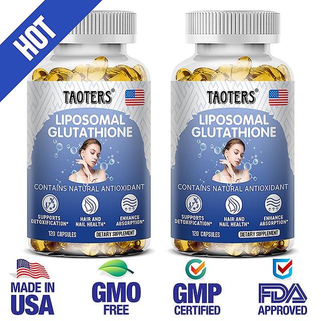 Vorallme Taoters Liposomal Glutation Supplement - Naturlig antioxidant som stöder avgiftning, Anti-aging, Hjärnan och immunförsvaret 120 count-2 bo... on Productcaster.