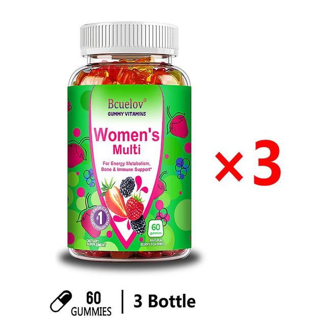 Vorallme Multivitamin-Gummis für Frauen, tägliche Vitamine für Frauen mit Beerengeschmack für den Energiestoffwechsel, Knochen- und Immun-Gesundhei... on Productcaster.