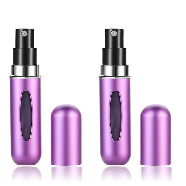 Mini Refill Perfume Bottles 2-pack 5 Ml Purple on Productcaster.