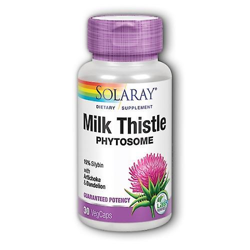 Solaray Milk Thistle Phytosome, 30 čiapky (balenie po 4) on Productcaster.