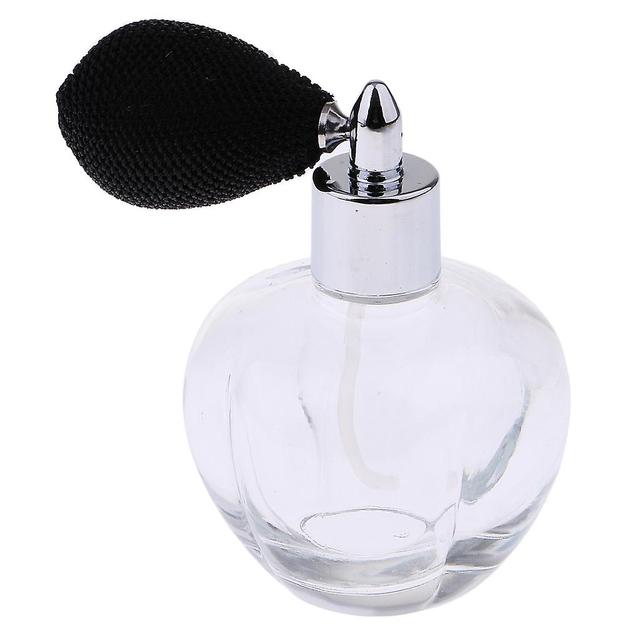 Crystal Empty Refillable Perfume Bottle Atomizer Spray Bottles 100ml Pink Black 10X7CM on Productcaster.