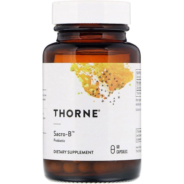 Thorne Research, Sacro-B, Probiotic, 60 Capsules on Productcaster.