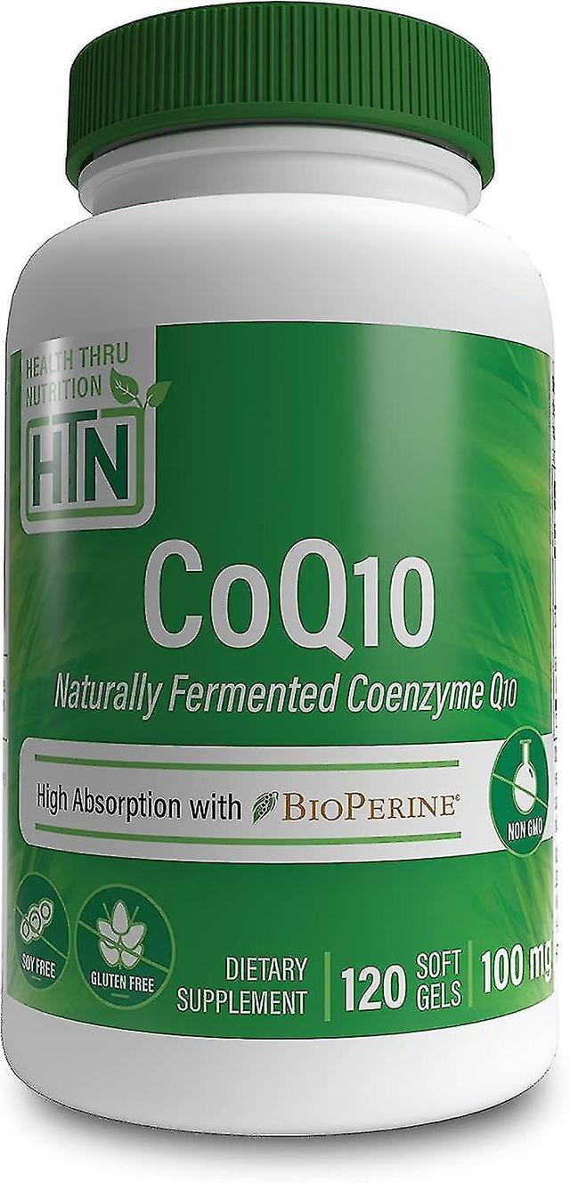 Health Thru Nutrition CoQ10 s BioPerine 100mg 120 Softgels on Productcaster.