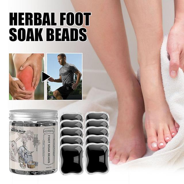 Herbal Detox Cleansing Foot Soak Perlen, Herbal Detox und Shaping Foot Soak Perlen Body Detox Foot Soak Spa Müde Füße beruhigen 1 Packung - 10 Stück on Productcaster.