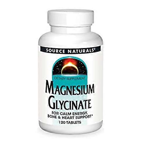 Source Naturals Magnesiumglycinate, 120 Tabletten (Packung mit 1 Stück) on Productcaster.