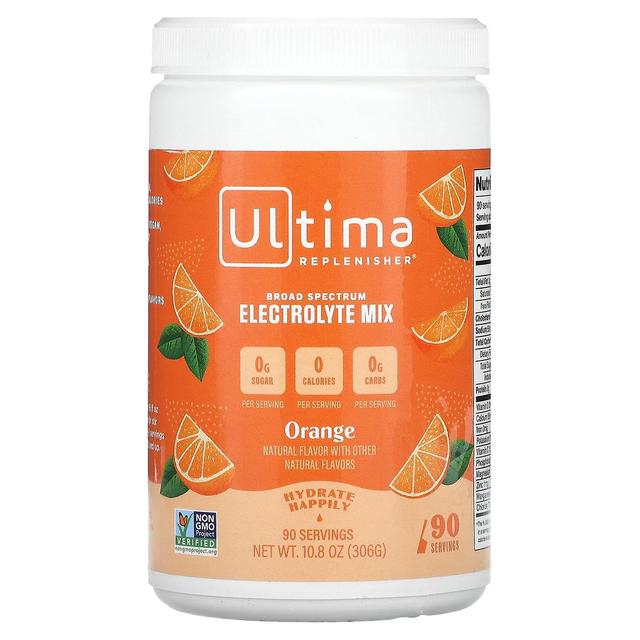 Ultima Replenisher, Elektrolyt Drink Mix, Apelsin, 10.8 oz (306 g) on Productcaster.