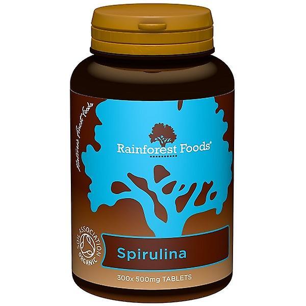 Rainforest Foods Rainforest elintarvikkeet, Organic Spirulina, 300 tablettia on Productcaster.