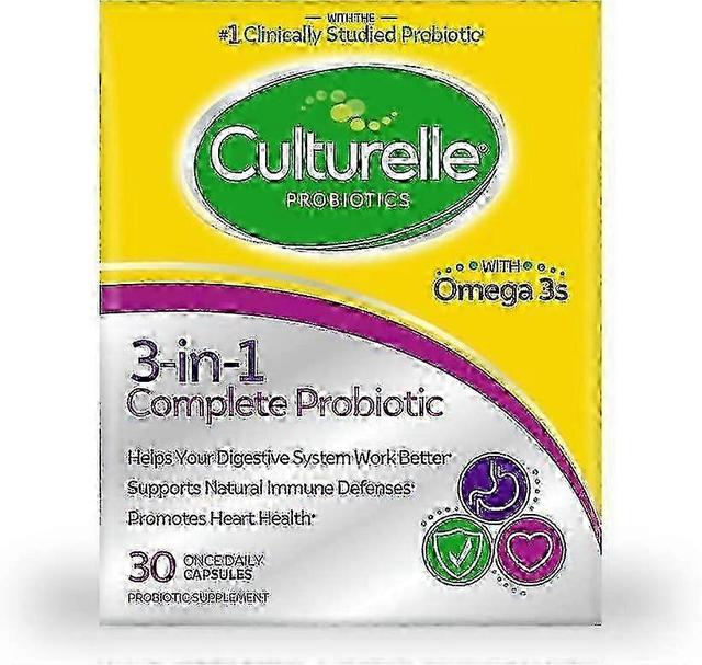 Culturelle Pro godt 3-i-1 komplet, kapsler, 30 ea on Productcaster.