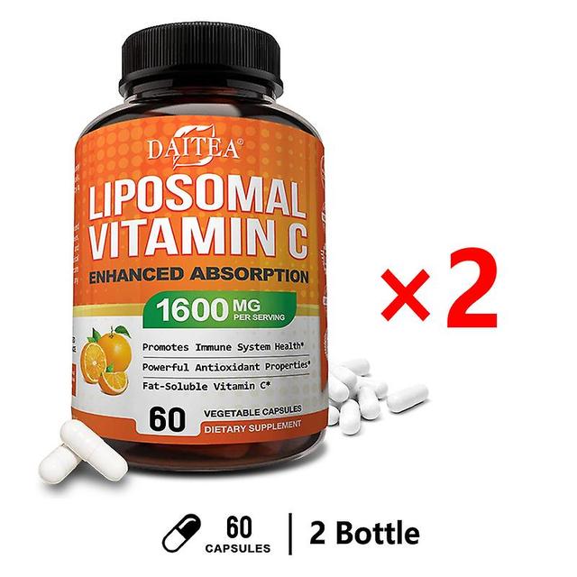 Vorallme Daitea Liposomal Vitamin C-enhances Nerve Function,increases Bone Density,speeds Up Metabolism,ensures Wrinkle-free,healthy Skin 2 bottle on Productcaster.