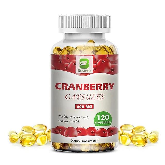 Eccpp Cranberry Capsules For Strong Urinary Cleaning & Prostate Health Are The Most Detoxifying Body Supplement For Men&women 120 pcs on Productcaster.