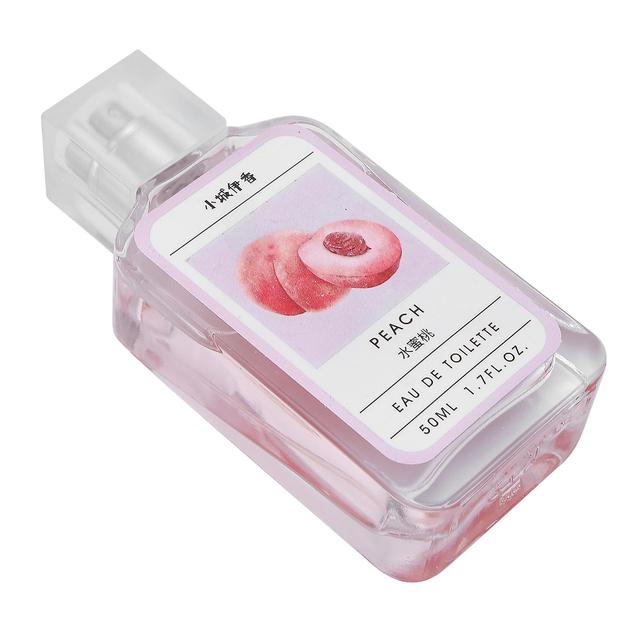 Ruikalucky Male Female Flowers Fruits Light Perfume Long Lasting Student Floral Fragrance 50ml5214‐1 Peach on Productcaster.