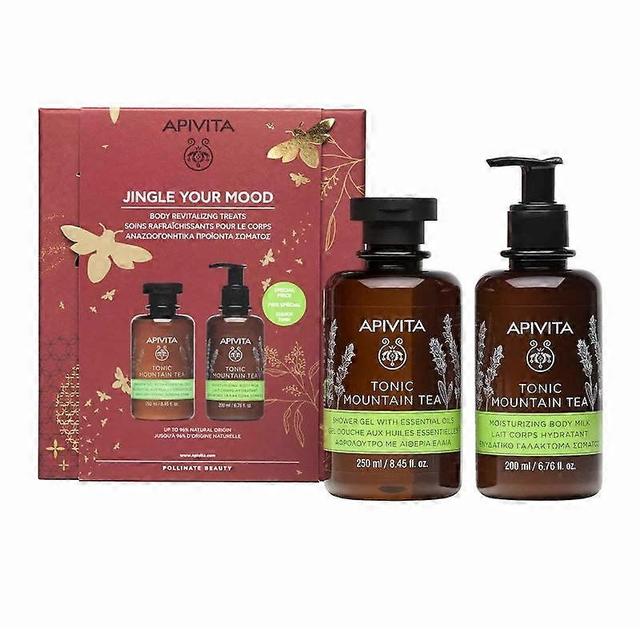 Apivita Apitiva revitalising body treatment set 2 pieces on Productcaster.