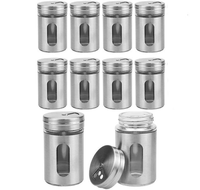 Less Steel Herbs Stora Jars,100ml Pack Of 10 on Productcaster.