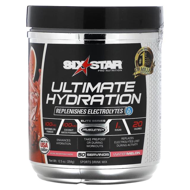 Six Star, Elite Series, Ultimate Hydration, Wassermelone, 12,5 oz (354 g) on Productcaster.