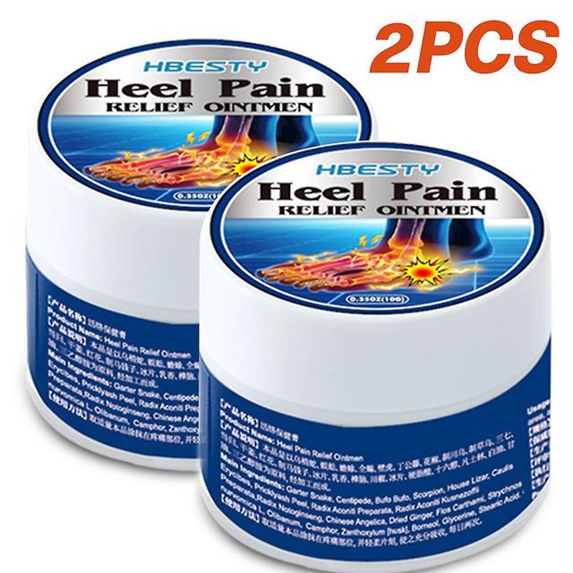 1/2pcs Body Care Heel Pain Tongluo Cream, Heel Ankle Joint Health Care Cream 10g on Productcaster.