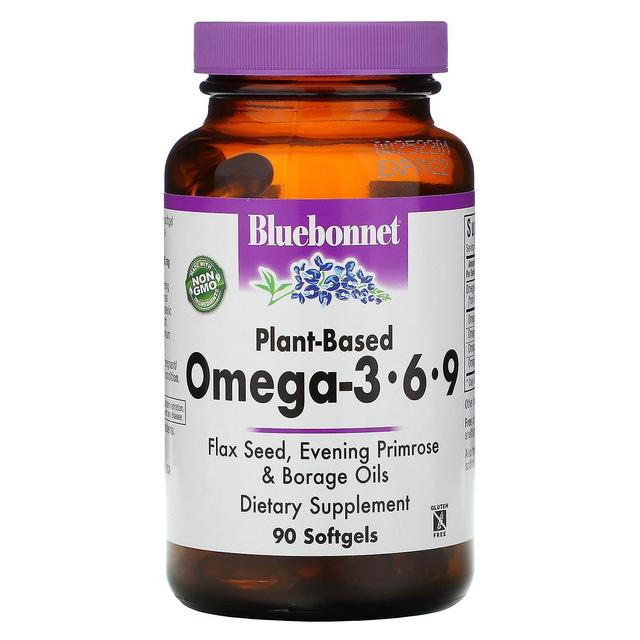 Bluebonnet Nutrition Bluebonnet Näring, Växtbaserad Omega-3-6-9, 90 Softgels on Productcaster.