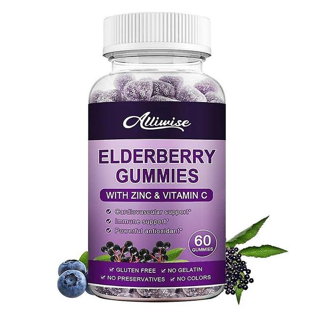 Elderberry Vitamin C Zinc Gummies Enhance Immune System Sleep Aid Stress Mood Relief Organic Diet Supplement SnacksTIB TIB . 10pcs on Productcaster.