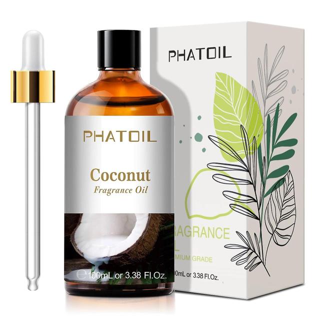 Phatoil 100ml Čučoriedkové vonné oleje Kokosový vanilkový zelený jablkový mango brusnicový jahodový hroznový Guava čerešňový essential olej Coconut on Productcaster.