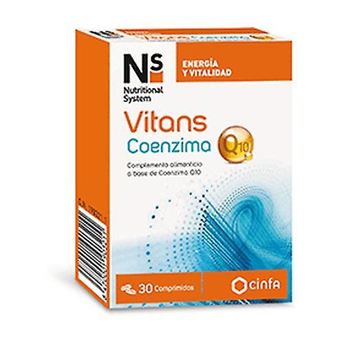 Nutritional System Vitans Coenzyme Q10 30 tablets on Productcaster.