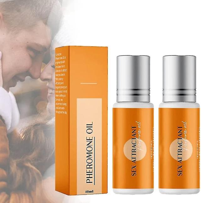 1/2/3pcs Natuurlijke Roll-on Feromoon Geïnfundeerde etherische olie Parfum Keulen - Unisex trekt mannen en vrouwen langdurig feromoon parfum 2Pcs on Productcaster.