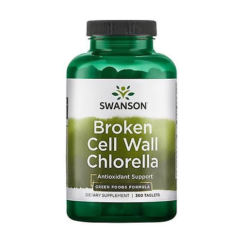 Swanson Broken Cell Wall Chlorella 360 tablets on Productcaster.