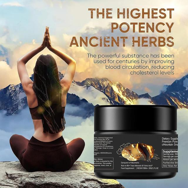 Ofocase Himalayan Shilajit Supplement, 500mg Pure Natural Shilajit Himalayan Organic Golden Shilajit Resin In High Potency For Energy, Strength & I... on Productcaster.