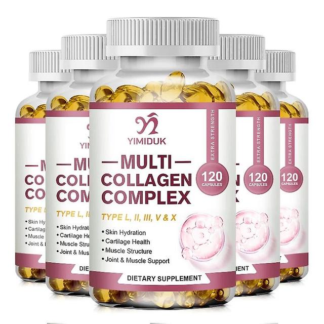 Sofirn Multi Hydrolyzed Collagen Capsules Suplement Wspiera Zdrową Skórę, Stawy, Włosy, Paznokcie - Przeciwutleniacz - Suplement diety 3 Butelki1 1... on Productcaster.