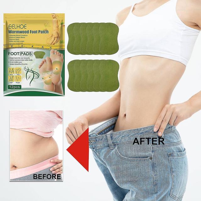 24pcs Detox Foot Patches Pads Body Toxins Feet Slimming Cleansing Herbal on Productcaster.