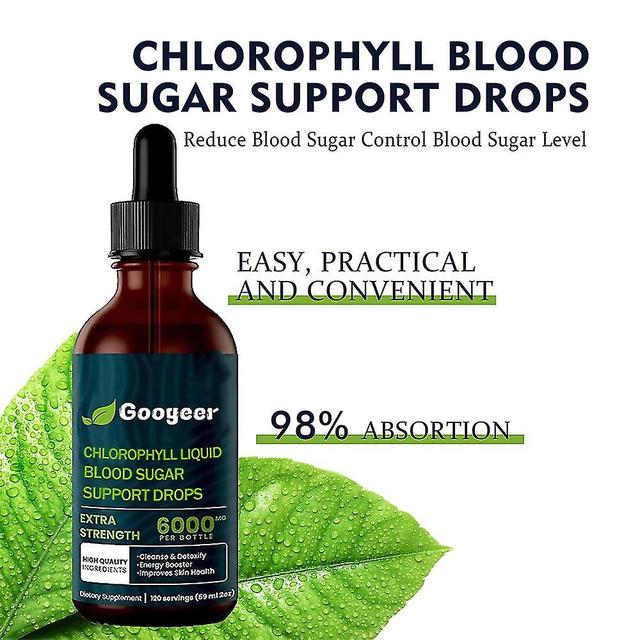 59ml 6000mg Chlorophyll Allnatural Extract Liquid Drops Water Soluble Mint -GSL on Productcaster.