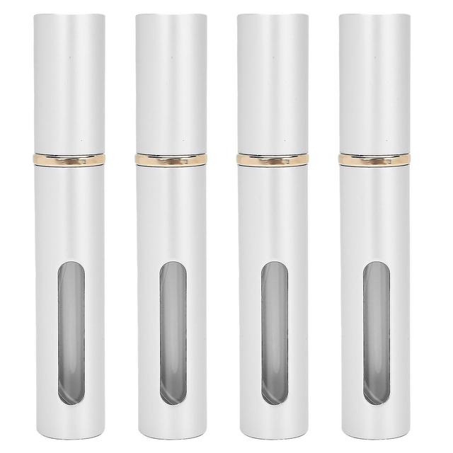 Argent 10ml x 4pcs Bouteille de vaporisateur de parfum en verre rechargeable on Productcaster.