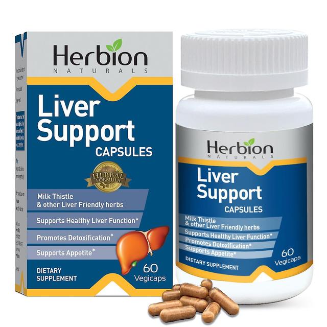 Herbion Naturals Liver Support Herbal Blend with Milk Thistle, Supports Healthy Liver Function on Productcaster.