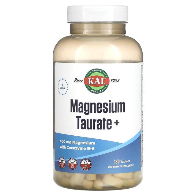 KAL, Taurate de magnésio +, 200 mg, 180 comprimidos on Productcaster.