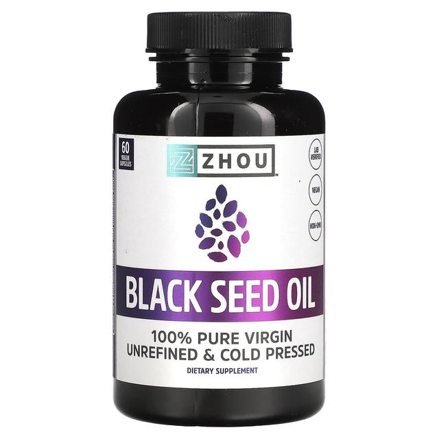 Zhou Nutrition, Black Seed Oil, 60 Veggie Capsules on Productcaster.