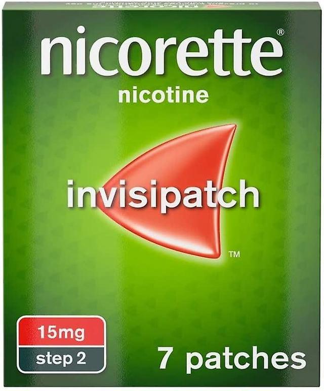 Nicorette Step 2: Invisi 15mg náplasť 7 nikotínových náplastí - prestaňte fajčiť pomoc on Productcaster.